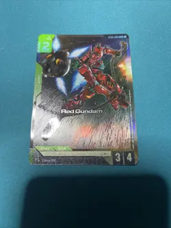 Gundam Card Game ST06 Clan Unity ST06-006 C+ Red Gundam - Image 1