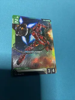 Gundam Card Game ST06 Clan Unity ST06-006 C+ Red Gundam - Image 2