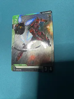 Gundam Card Game ST06 Clan Unity ST06-006 C+ Red Gundam - Image 3