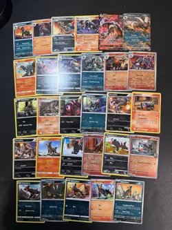 29x Pokemon Houndoom Houndour Ex V Card Lot - Holo Ultra Rare Vintage Cards - Image 1