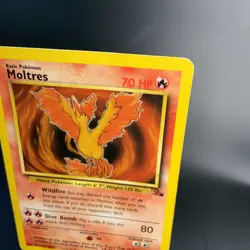 Moltres Fossil 27/62 Non-Holo Unlimited Rare Vintage Pokemon Card WOTC 1999 - Image 5