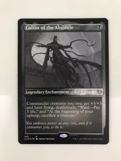 Cultist of the Absolute Etched Foil MTG Magic the Gathering Card NM Mint CLB - Image 1