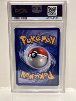 1999 Pokemon Machamp Holo 1st Edition Card #8 - PSA 9 Mint - Image 3