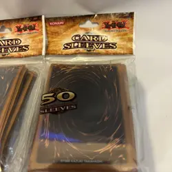 2 PACKS OF 50 YUGIOH Back of the card Sleeves Official Duelist Card Sleeves - Image 2