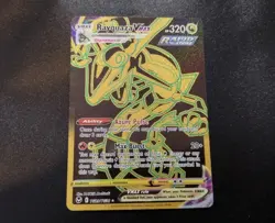 Rayquaza VMAX TG29/TG30 Gold Full Art Silver Tempest Pokemon Card HP - Image 1