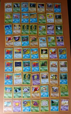 400 Card Nonholo Vintage WOTC Pokemon Bulk Lot LP-MP - Image 1