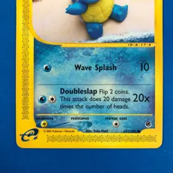 Squirtle 131/165 Expedition Base Set Regular Non Holo Pokemon Card LP - Image 3