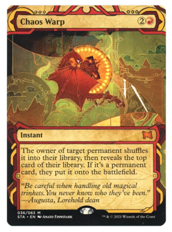 MTG Magic The Gathering Chaos Warp 036/063 Mythic Strixhaven NM - Image 1