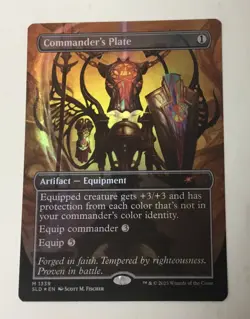 Commander's Plate (1339) Secret Lair Drop Foil - Image 1