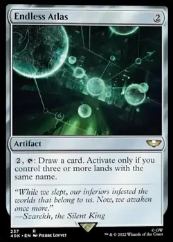 1x Endless Atlas NM-Mint, English Universes Beyond: Warhammer 40,000 MTG Magic - Image 1