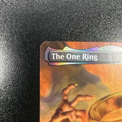 The One Ring Borderless Foil - Mythic - Lord of the Rings LOTR MTG JY - Image 2