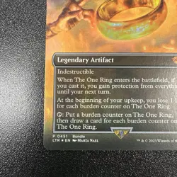 The One Ring Borderless Foil - Mythic - Lord of the Rings LOTR MTG JY - Image 5