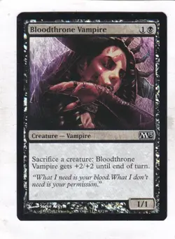 Magic: MTG: M2013: Foil: Bloodthrone Vampire - Image 1
