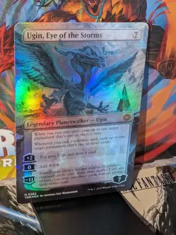 MTG Tarkir: Dragonstorm Ugin, Eye of the Storms (Borderless) Foil - Image 3