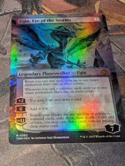 MTG Tarkir: Dragonstorm Ugin, Eye of the Storms (Borderless) Foil - Image 5