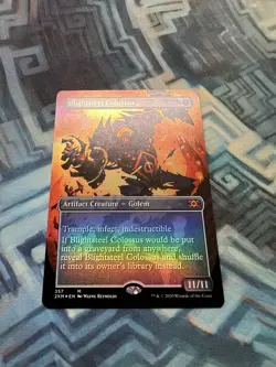 MTG Foil Borderless Blightsteel Colossus NM Unplayed Double Masters - Image 3