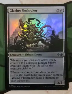 X 1 Glaring Fleshraker FOIL NM-M Modern Horizons 007 MTG Magic The Gathering - Image 1