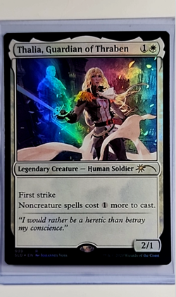 2020 MTG Magic the Gathering SLD Secret Lair Foil #39 Thalia Guardian Of Thraben - Image 1
