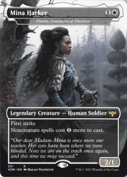 Mina Harker - Thalia, Guardian of Thraben R Innistrad: Crimson Vow 331 LP - Image 1