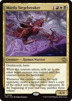 Mardu Siegebreaker 0206 MTG Tarkir: Dragonstorm Rare NP - Image 1