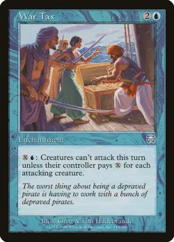1x War Tax - LP - Masques Block - SPARROW MAGIC mtg - Image 1
