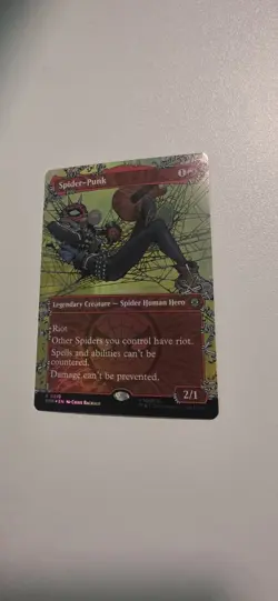MTG Spider-Punk (0210) - Foil - Borderless, English Marvel's Spider-Man - Image 3