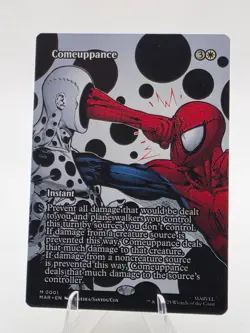 MTG Spider-man Comeuppance (Borderless) #0001 Regular NM - Image 1