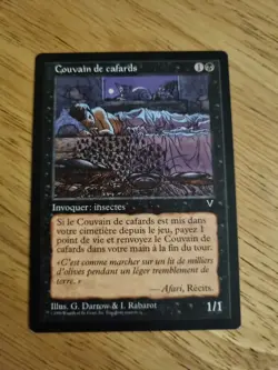 MTG - Brood of Cockroaches - Visions - French Edition - Image 1