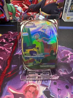 Pokemon TCG Pocket Mew Textured Holo Rare - Fan Art / Custom Art - Image 3