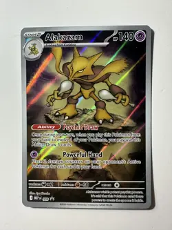 Alakazam Black Star Promo Holo 009 Mega Evolution Pokemon TCG Near Mint - Image 1