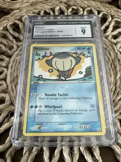 2006 Pokemon Ex Legend Maker #69/92 Wailmer CGC 9 MINT - Image 1