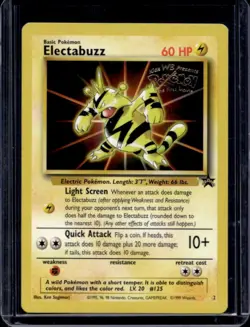 1999 Pokemon Wizards Black Star Promos Electabuzz #2 - Image 1