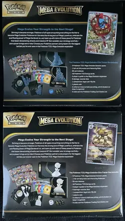 Pokemon TCG Mega Evolution ETB Lot of 2 Lucario & Gardevoir Elite Trainer Boxes - Image 2