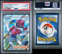 2021 Pokemon Shining Fates Ball Guy Full Art #065 PSA 10 GEM MINT - Image 5