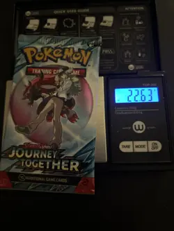 Heavy! Over 22.63 Gram Pokemon Journey Together Booster Pack Sealed - Image 1