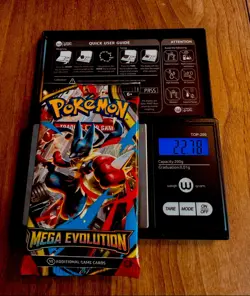 EXTREMELY HEAVY Pokemon Mega Evolution - Factory Sealed Booster Pack (22.78g!) - Image 1