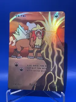 Teitei (Entei) 2/2 - 1st Edition Pokederp First Print Fan Art - Pokemon - Image 1