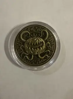 YuGiOh Official YCS Pre-Reg Coin gold | Pumpkin Zombie| Konami - Image 1