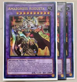 3x Amazoness Augusta 1st Edition Ultra Rare MP23-EN223 Yu-Gi-Oh! - Image 1