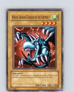 Yu-Gi-Oh Winged Dragon, Guardian Of The Fortress #1 SYE-004 Unlimited Common MP - Image 1