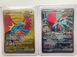 Pokemon Cards Paradox Rift Roaring Moon EX Bundle X2 Cards Pack Fresh - Image 2