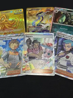 Pokemon TCG: Scarlet & Violet 16 Card Ex Lot Ft Gold/Full Art/Ex - Image 1