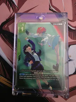 Schoolgirl and Smuggler | ST06-012 | C+ - FOIL - Gundam Card Game Clan Unity - Image 1