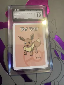 Pokemon TCG Eevee Japanese Old Maid GGC 10 Graded Card 2019 - Image 1