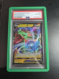 Pokemon Card - PSA10 GEM MT - Rayquaza V - Crown Zenith - 2023 - 100/159 - Image 1