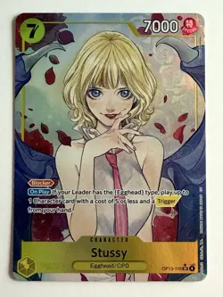 Stussy Alt Art OP13-110 SR Carrying on His Will ONE PIECE Card Game NM - Image 1