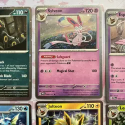 Prismatic Evolutions Costco Mini Tin Cosmos Promo Cards Set Of 8 - Image 3