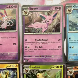 Prismatic Evolutions Costco Mini Tin Cosmos Promo Cards Set Of 8 - Image 4