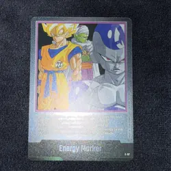 Son Goku Frieza E-57 Silver Energy Marker Dragon Ball Manga Booster Card Fusion - Image 3