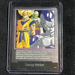 Son Goku Frieza E-57 Silver Energy Marker Dragon Ball Manga Booster Card Fusion - Image 4